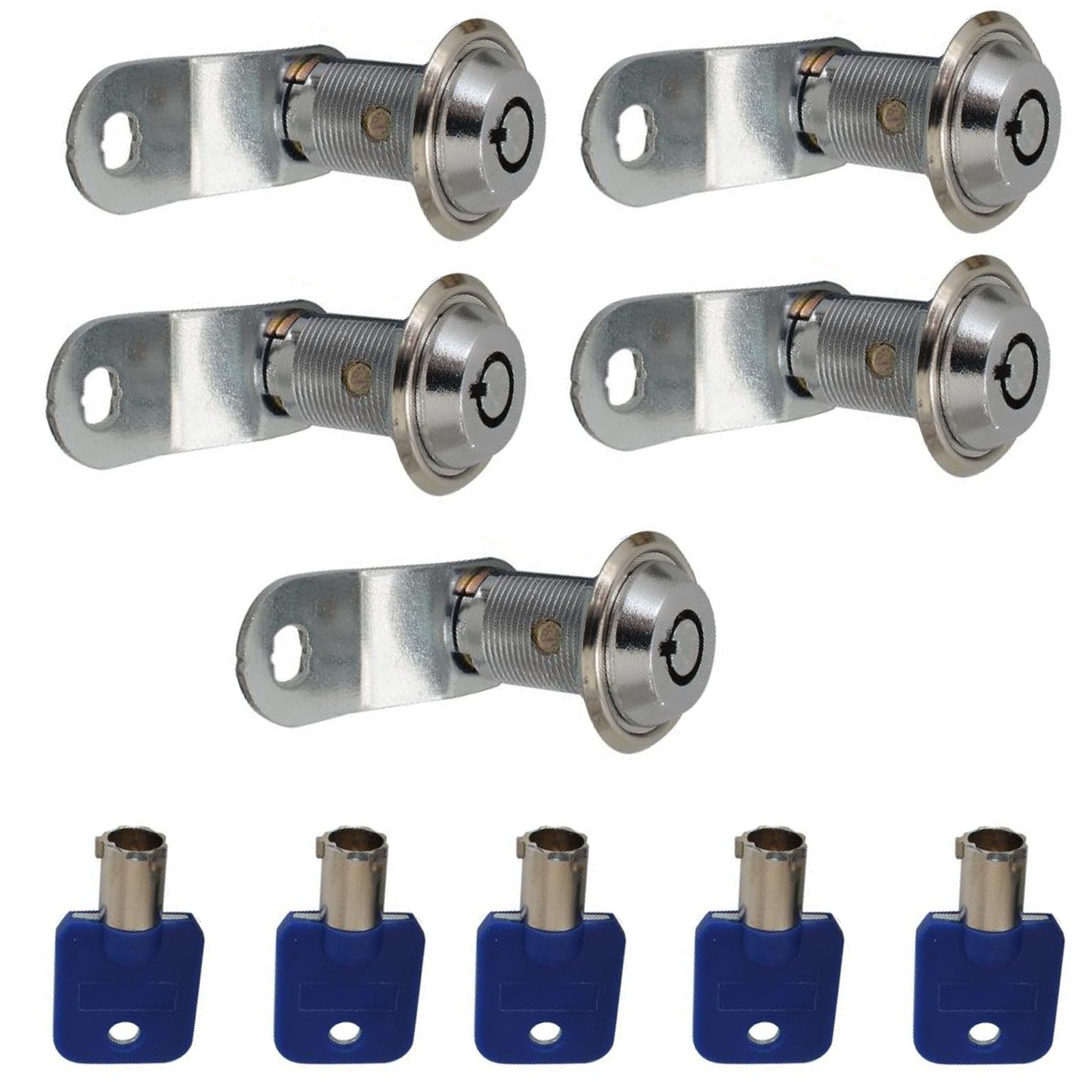 5x 27mm Cam Lock For Pinball Machine Arcade Cabinet Door Cupboard Enclosure Lock