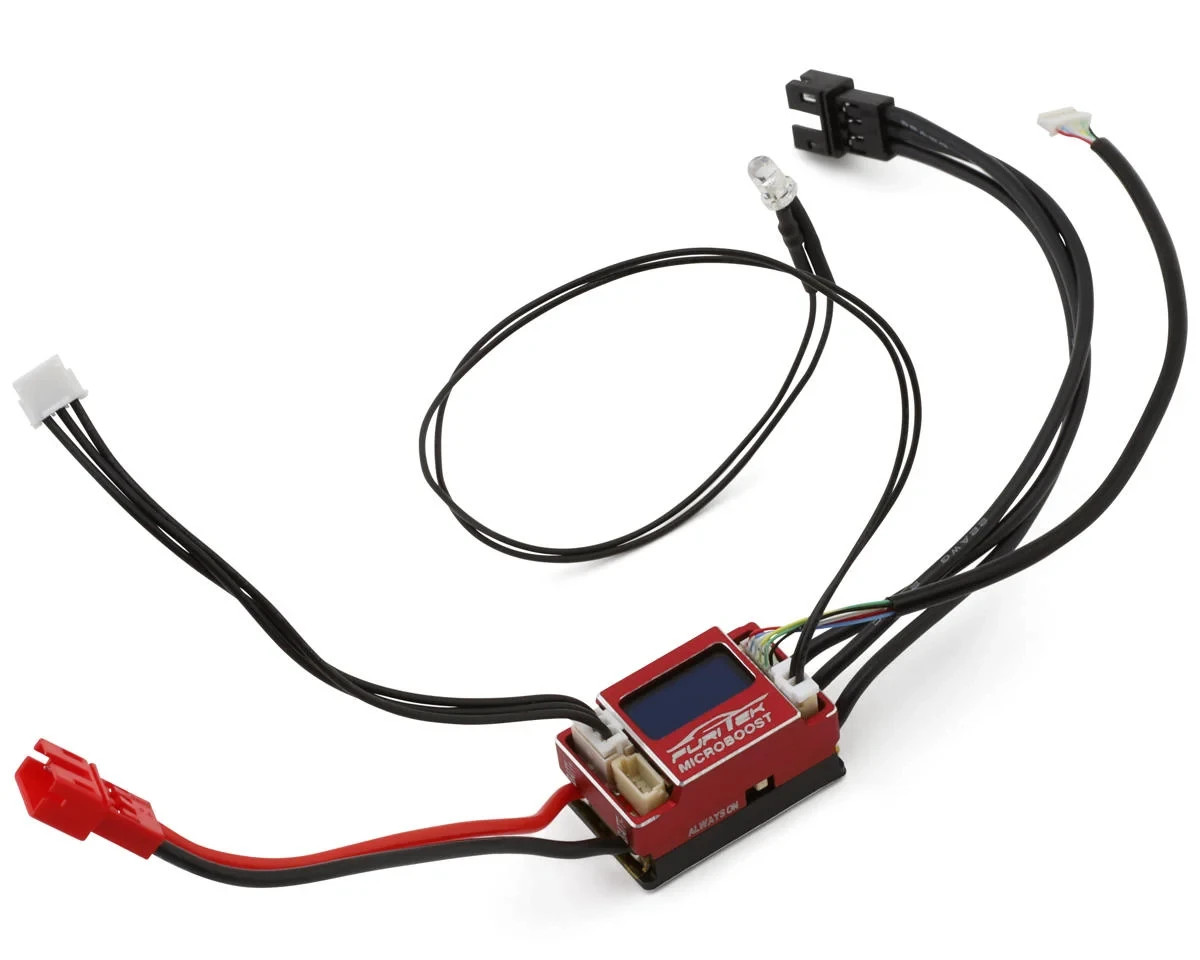 Furitek Microboost 2S 25A Brushless Sensored/Sensorless Micro Drift ESC Red