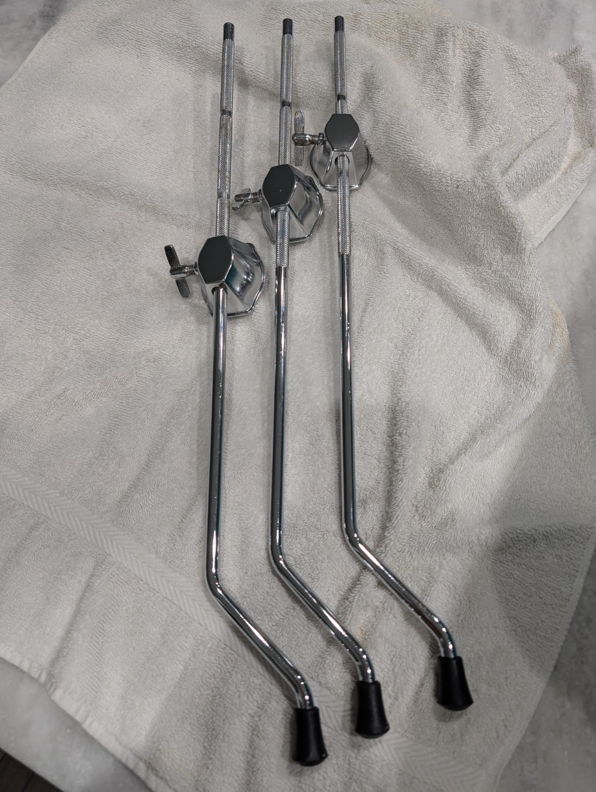 Generic Floor Tom Leg Brackets with legs 3 qty