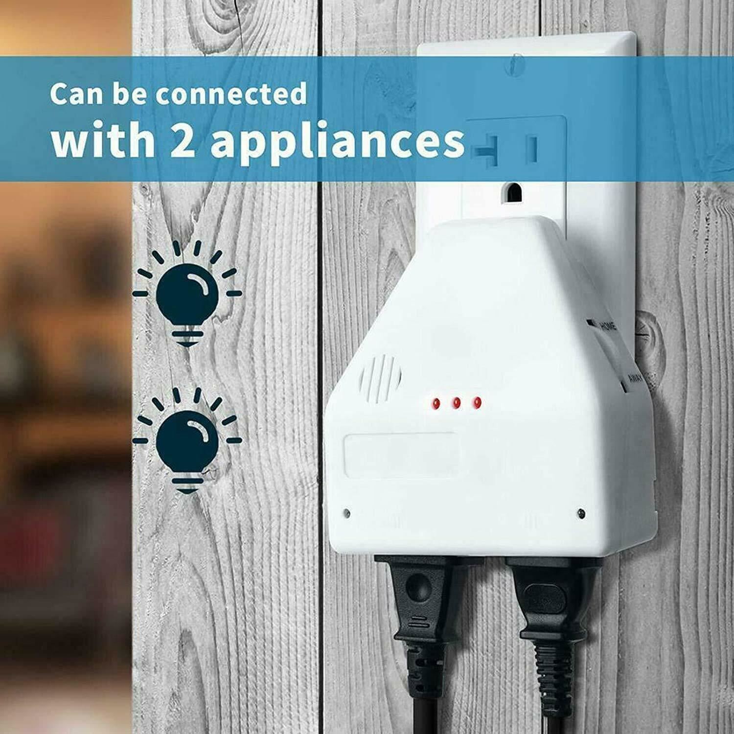 New Clapper Sound Activated Clap On/Off Light Switch Wall Socket Outlet Adapter