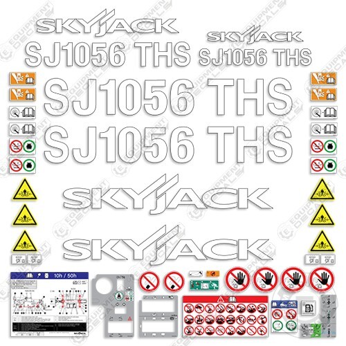 Fits SkyJack SJ1056THS Decal Kit Telehandler (FULL KIT) - 7 YEAR 3M Vinyl!