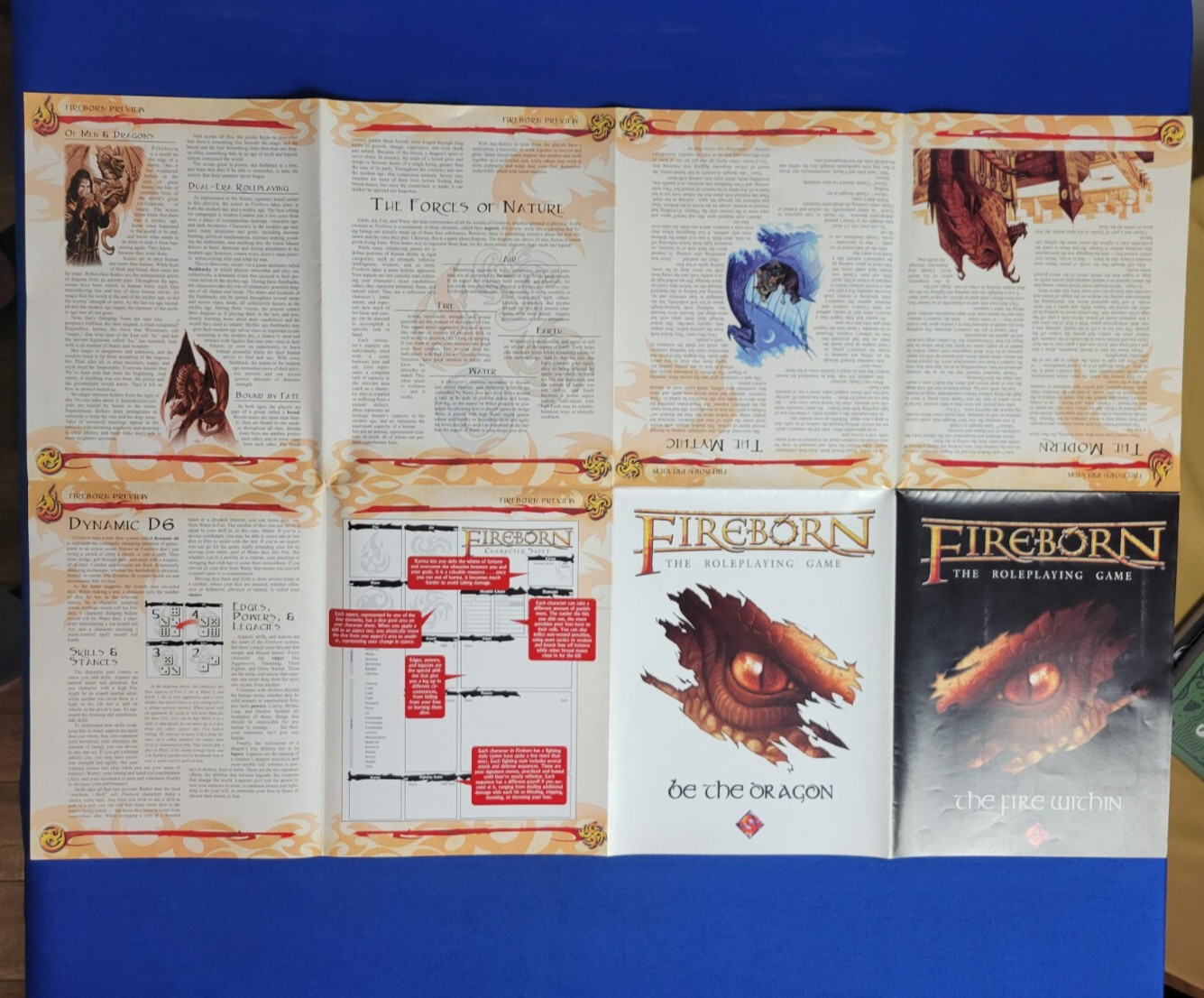 Fireborn: The Roleplaying Game Poster 33 x 22