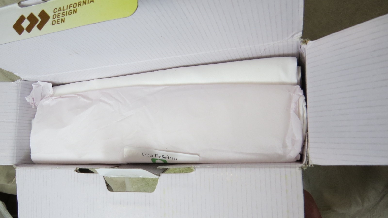 California Design Den Full Sheet Set Soft 400 Thread Count Sateen Bright White