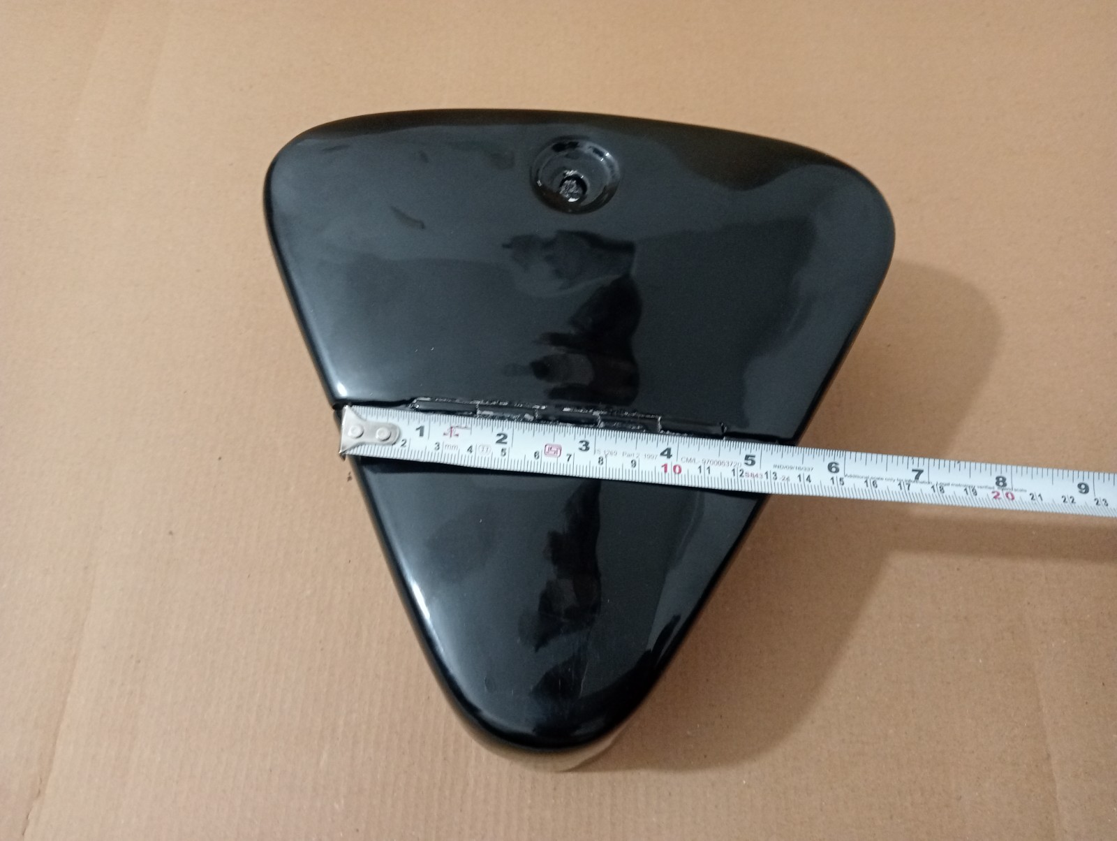 VINTAGE BSA,ARIEL TRIANGULAR TOOL BOX BLACK PAINTED STEEL |Fit For