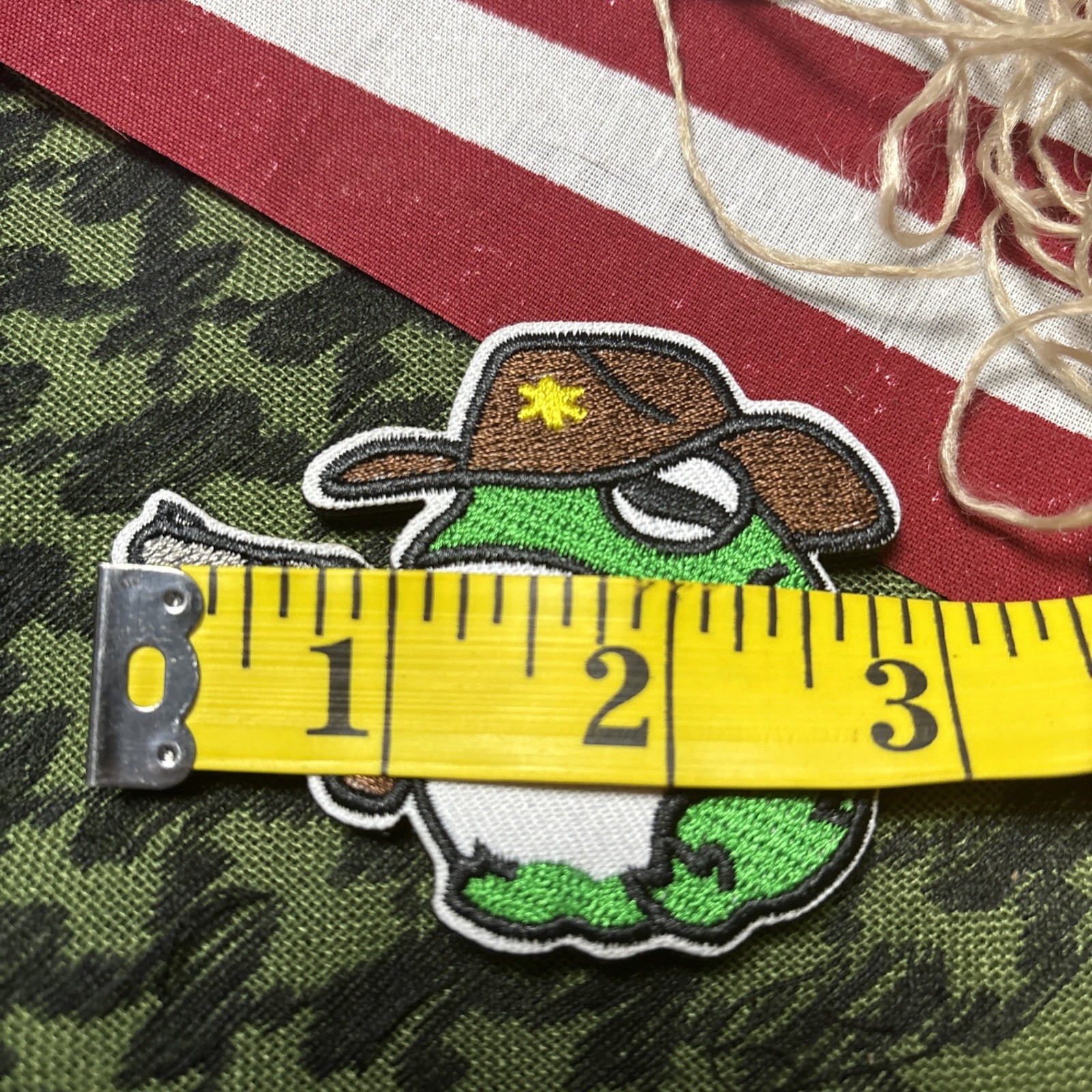 Cowboy Frog… Morale Patch ~3x2.5” Hook & loop Tactical Gear Patch