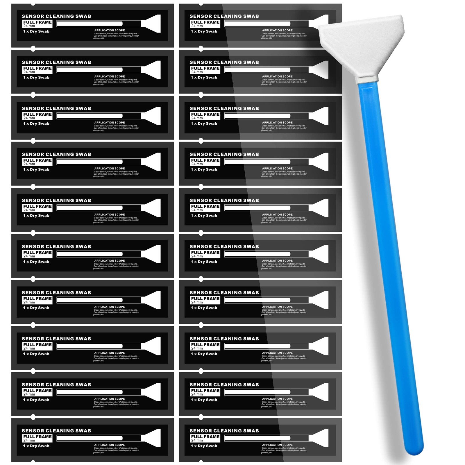 AAWipes Sensor Cleaning Swabs for Full Frame - 24mm, black