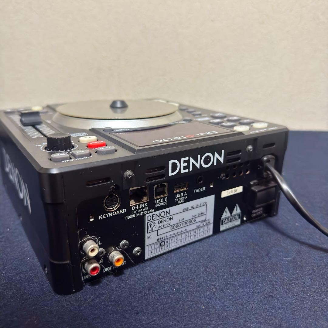 Denon DJ DN-S1200 CD/USB Media Player and Controller Used Japan