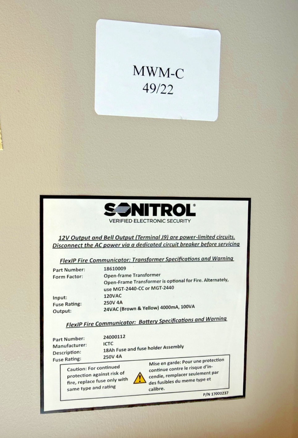 SONITROL FLEX IP INTRUSION SYSTEM