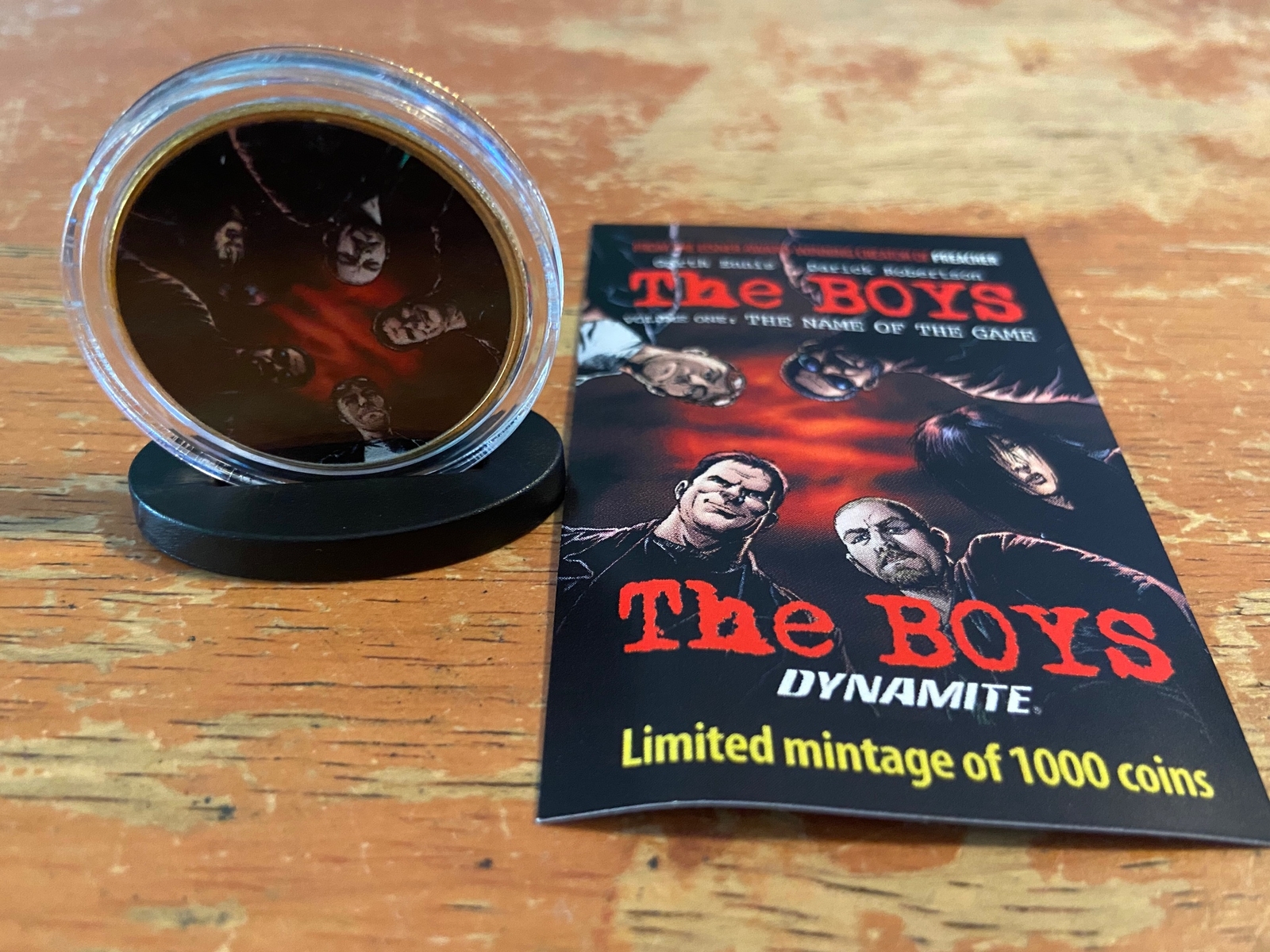 The Boys Dynamite Limited 1000 Mintage Collectible Coin W/ COA Bam Geek New