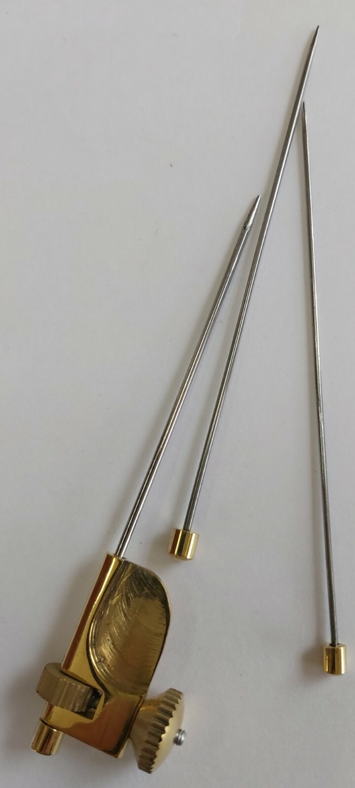 LG   FLY TYING VICE   " BRASS TUBE FLY ADAPTER  "  with 3 pins
