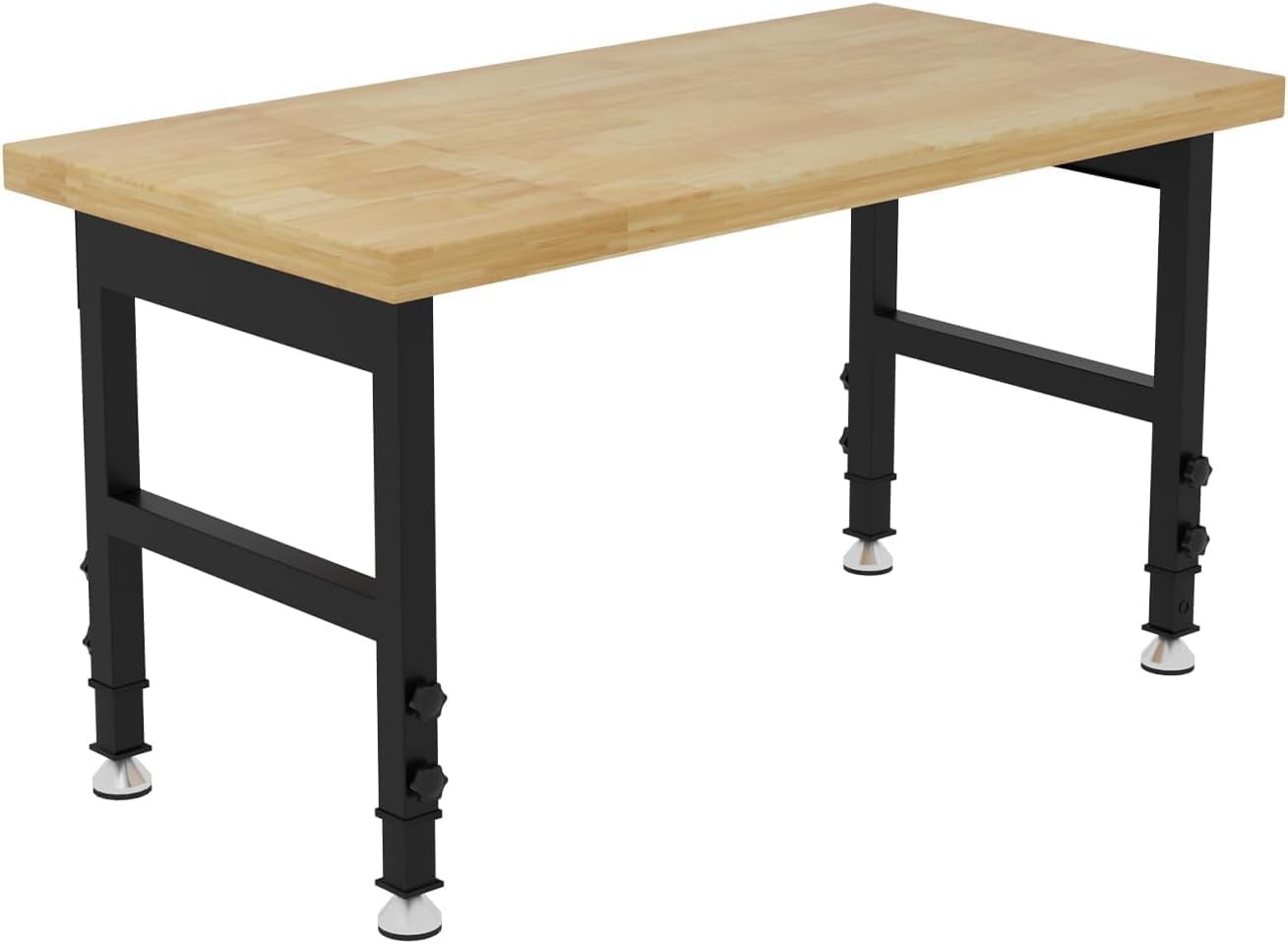 48"Heavy Duty Work Bench Adjustable Height Workbench 2000LB Work Table Garage