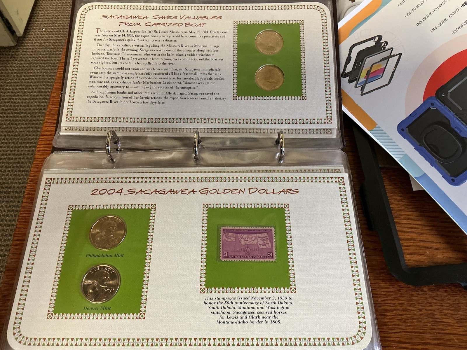 2000-2014 Complete Collection UNC Sacagawea Golden Dollars Book