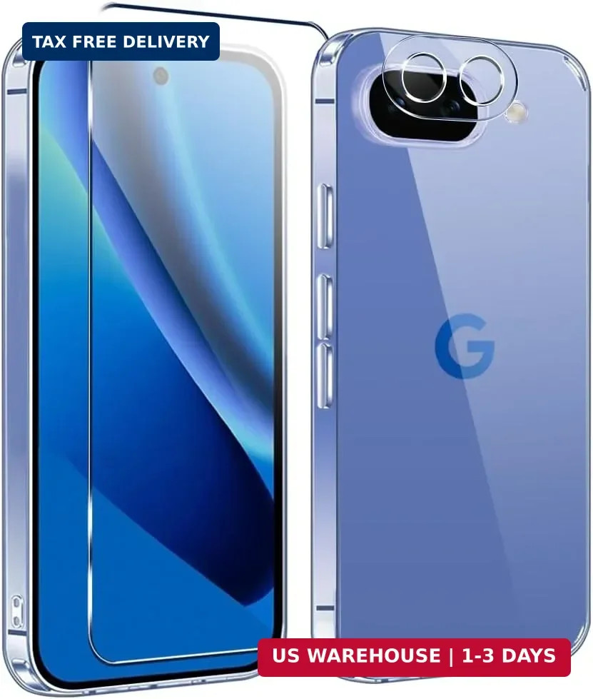 for Google Pixel 10A Case with Screen Protector & Camera Lens Protector, [Not Ye