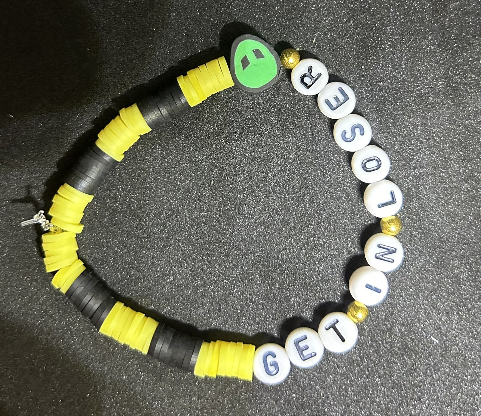 Get In Loser (Alien) Heishi Bracelet