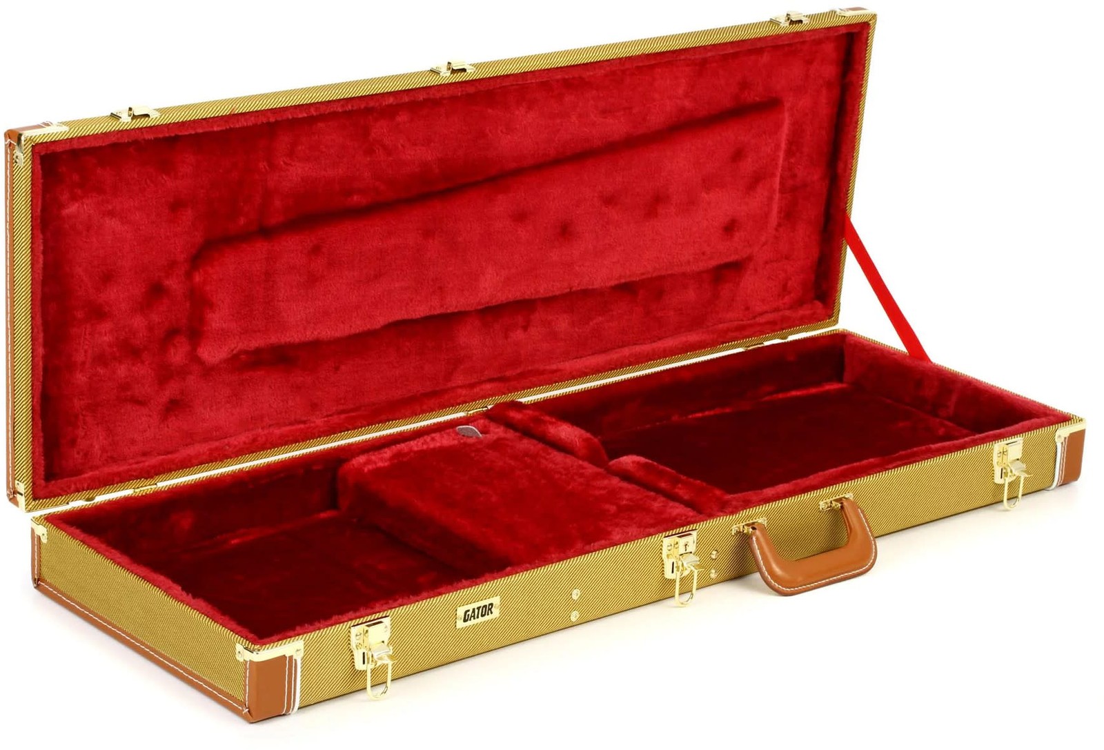 Gator GW-ELECTRIC Wood Electric Guitar Hard Case, Tweed