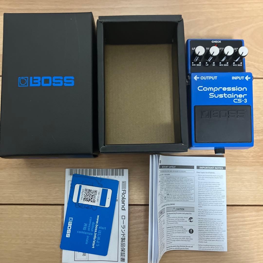 BOSS CS-3 Compression Sustainer Tested and Working