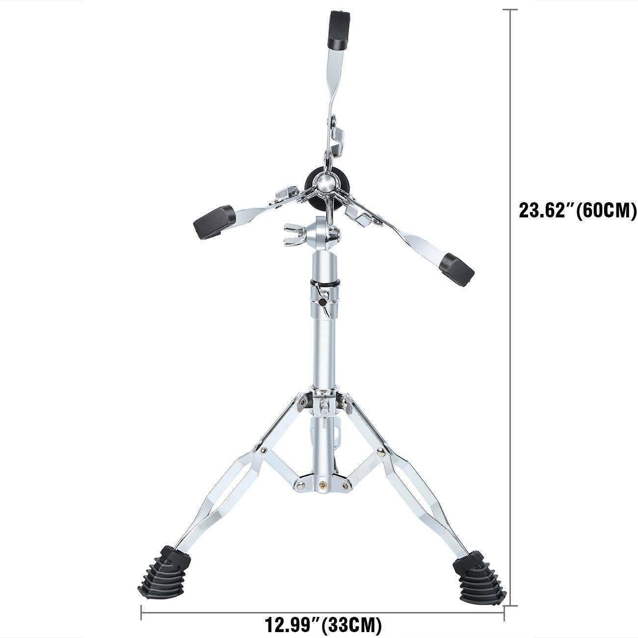 2Pack Snare Drum Stand w Sticks Holder Double Braced Tripod Stand Adjustable