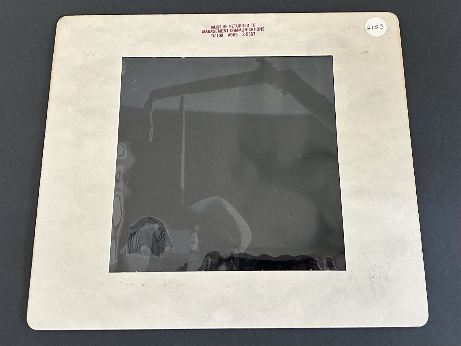 1981 NASA Rockwell Shuttle Columbia Stabilizer Presentation Transparency-2153