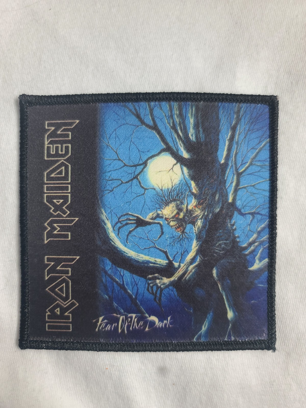 iron maiden Fear Of The Dark Printed iron On Patch