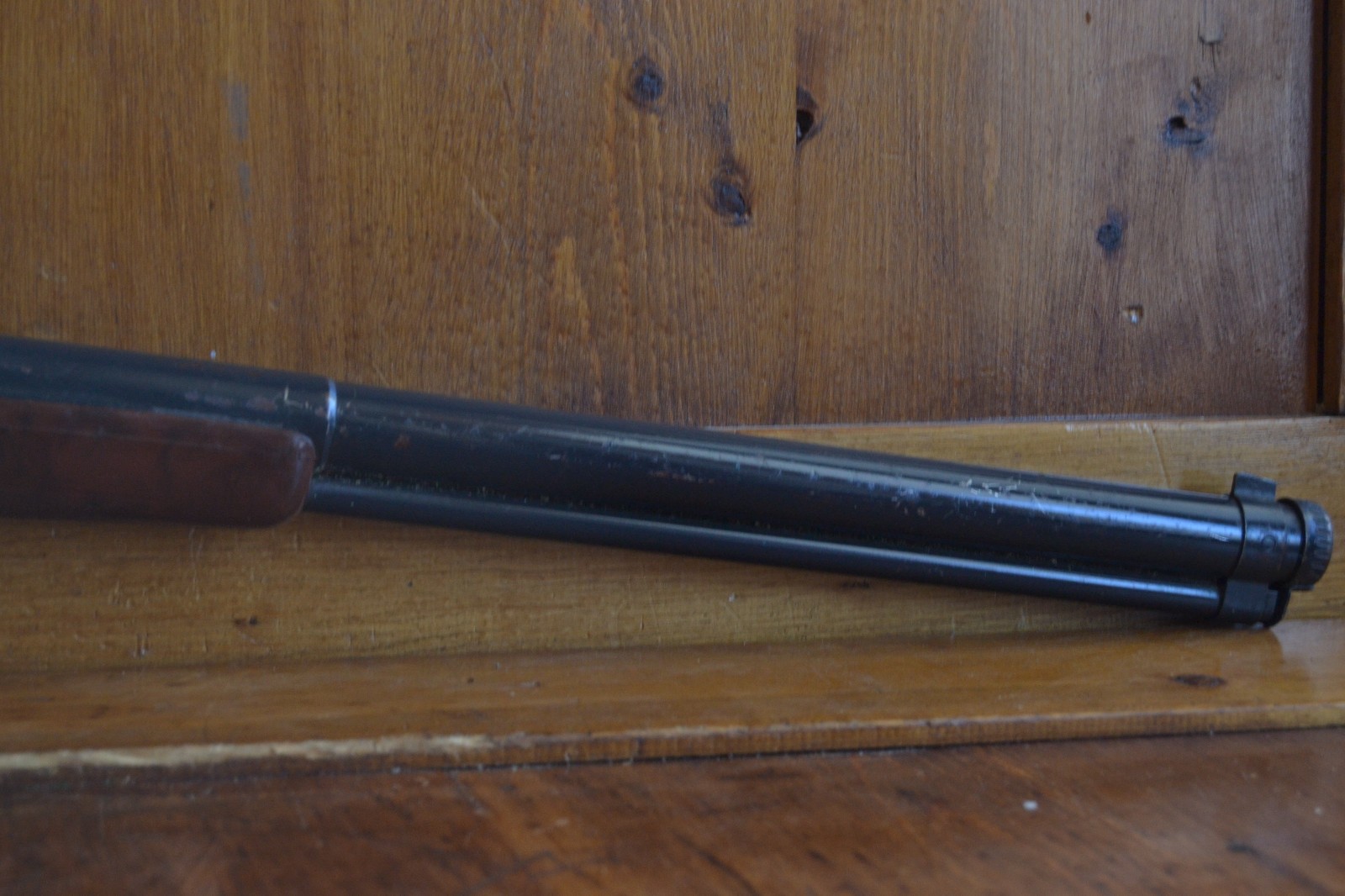Vintage Daisy Model 111 Air Rifle BB Gun Cougar Graphics Working Condition