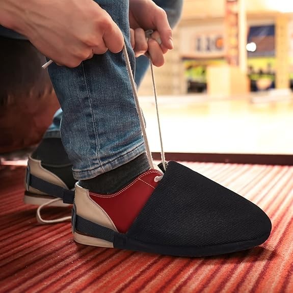 Bowling Shoe Slide, 4 Pack/ 2 Pair Adjustable Sole Large, Purple