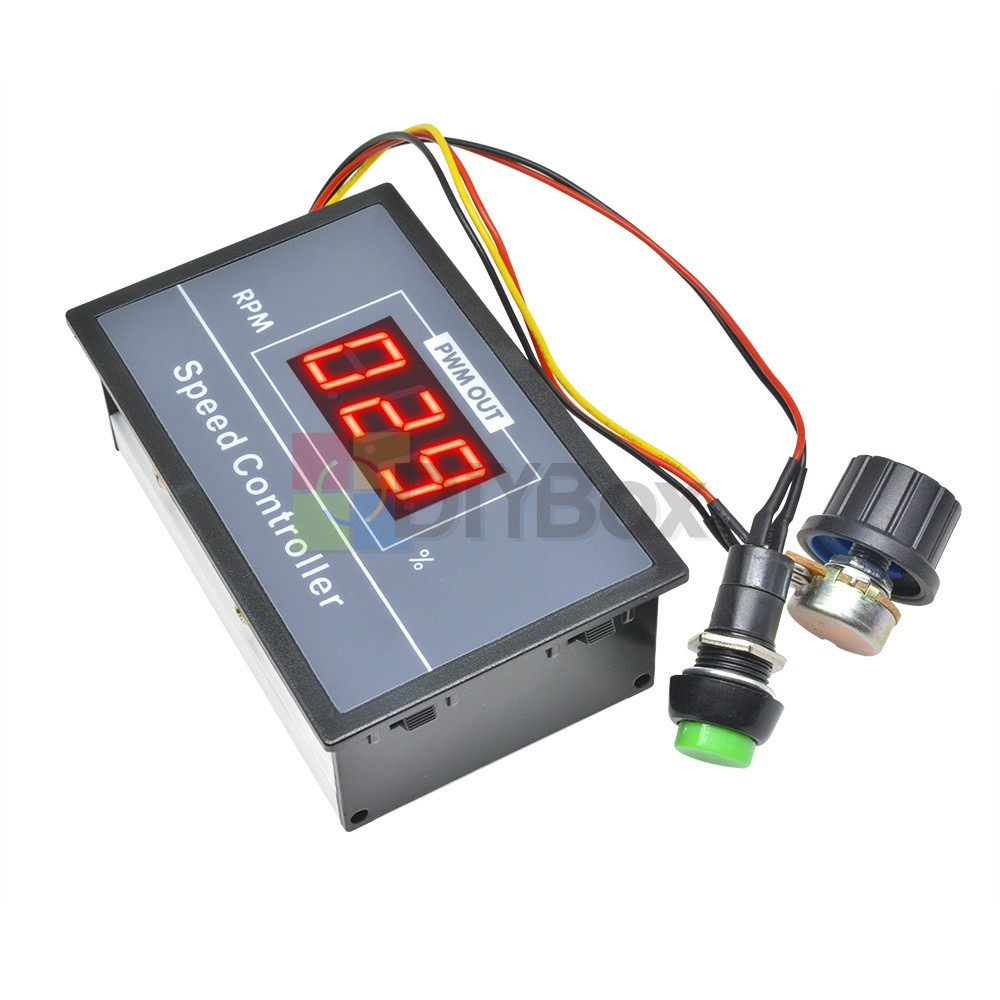 DC 6V 12V 24V 48V 60V 30A Digital LED Display PWM DC Motor Speed Controller New