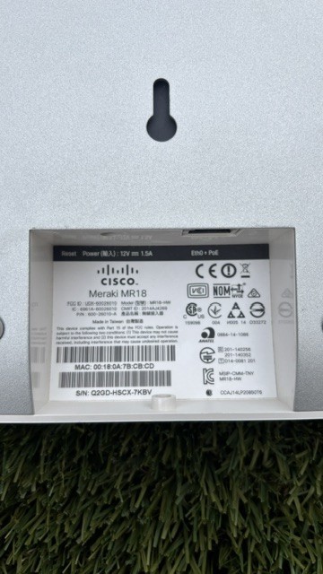 Cisco Meraki MR18 Wireless Access Point - Used -