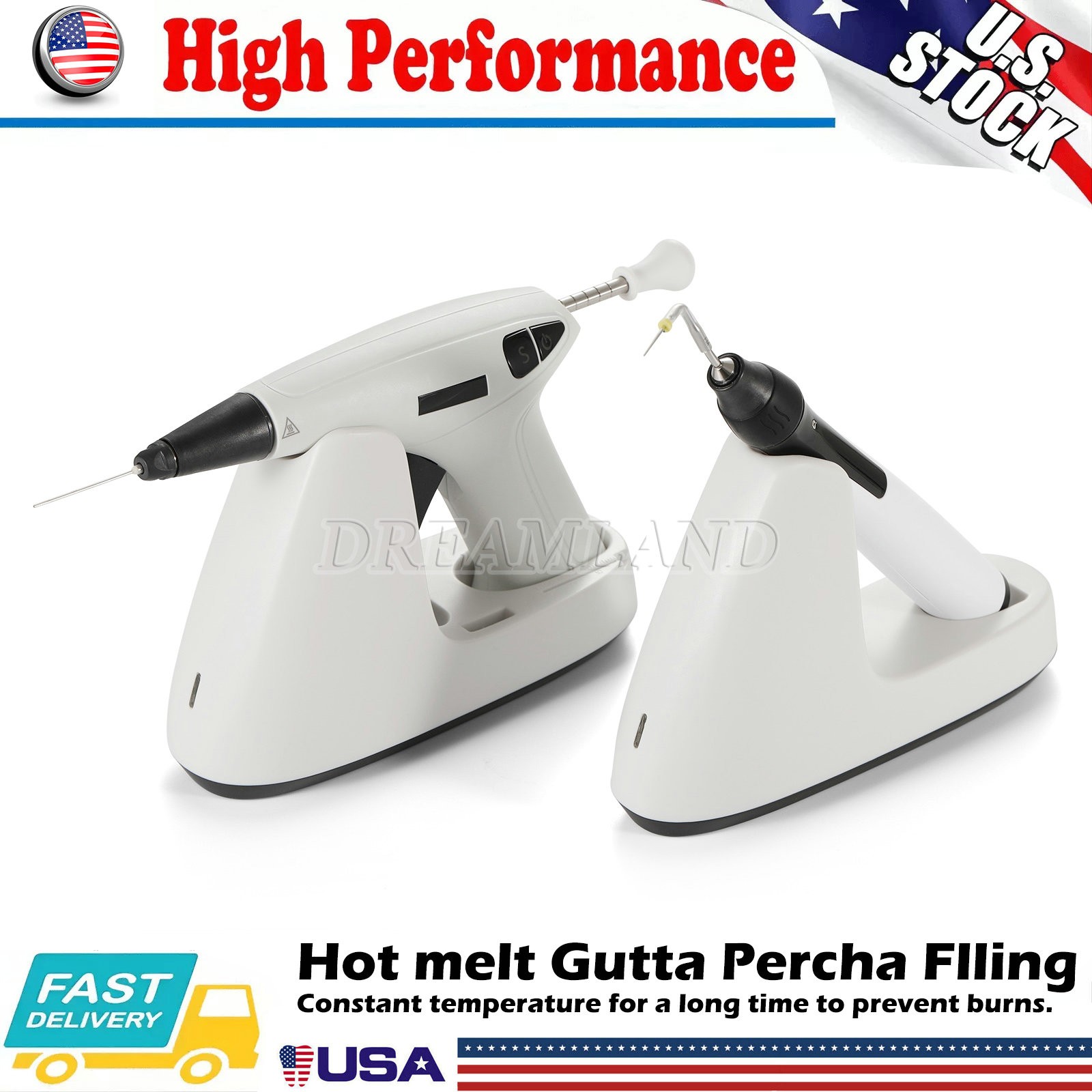 Dental Endo Gutta Percha Obturation Heated Pen Gun System ||FAST SHIP||