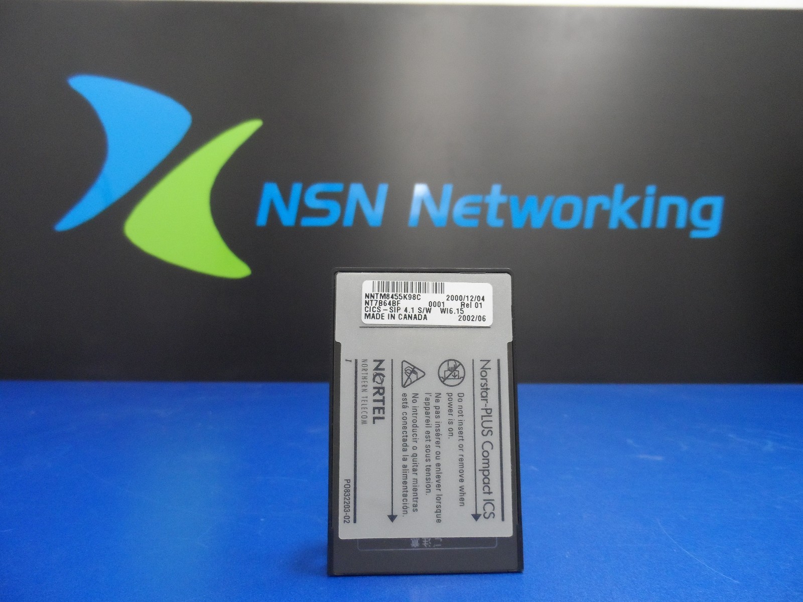 Nortel NT7B64BF REL 01 CICS SIP 4.1 S/W WI 06.15 CICS System Software