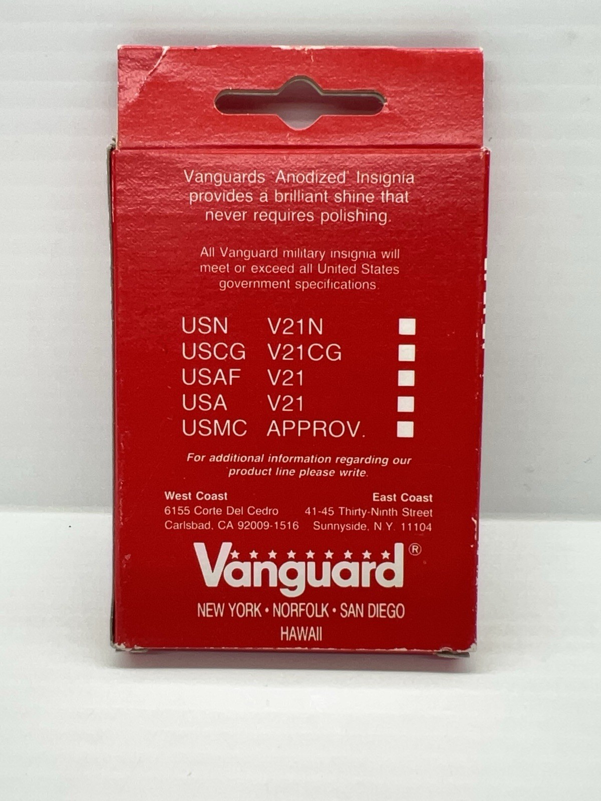 Vanguard Navigator Wings