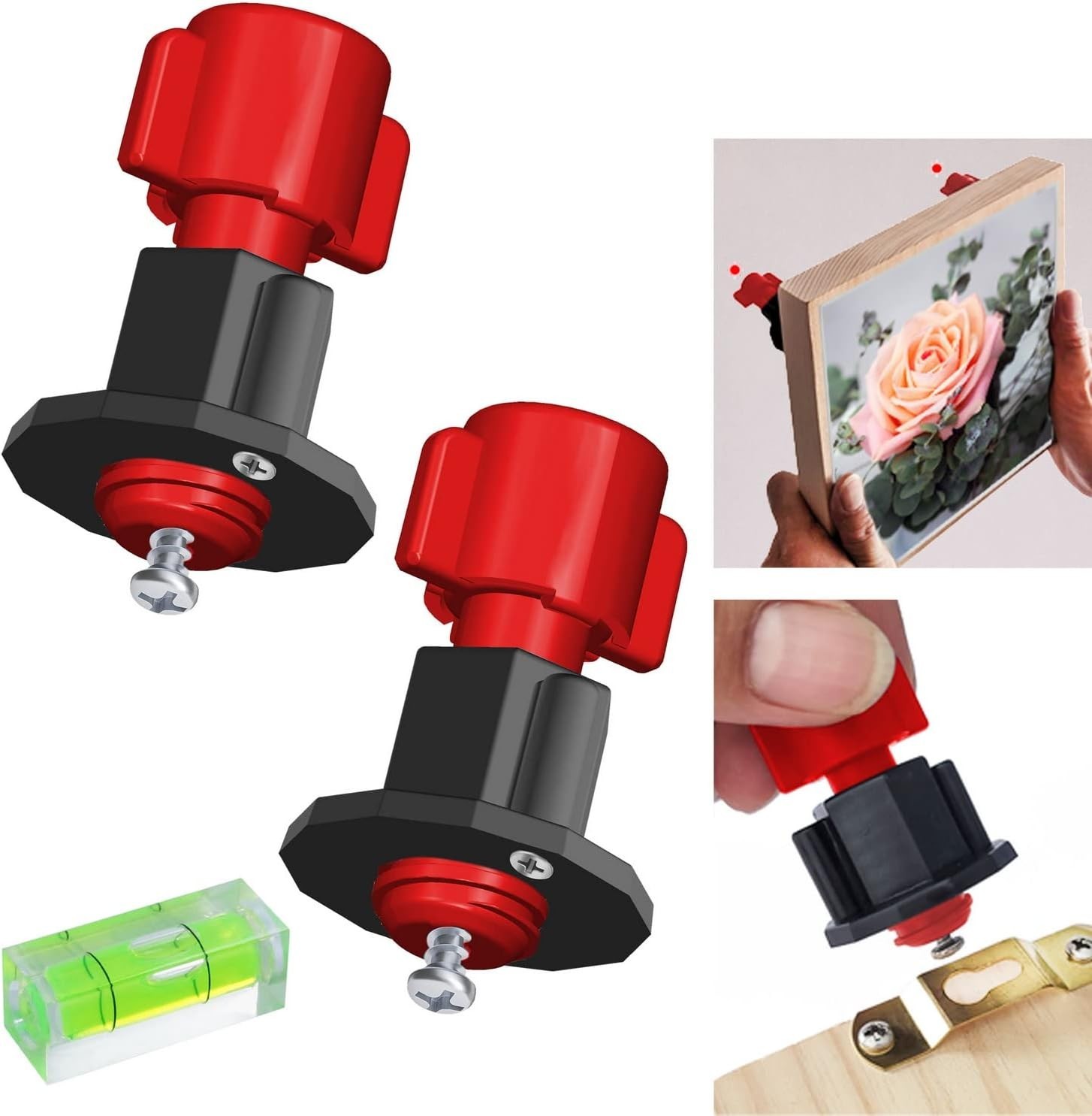 Reusable Picture Hanging Helper Tool & Level - Perfect for Frames and Art Decor