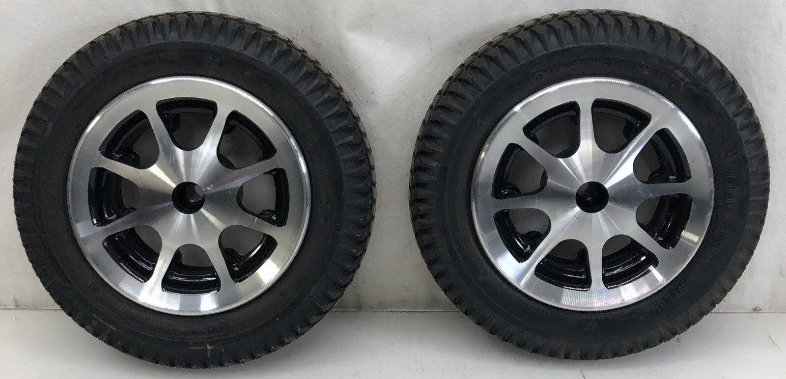 Merits Vision/Vector Pair NEW! Rear Drive Wheels Tires 3.00-8, 17mm Keyed Axle