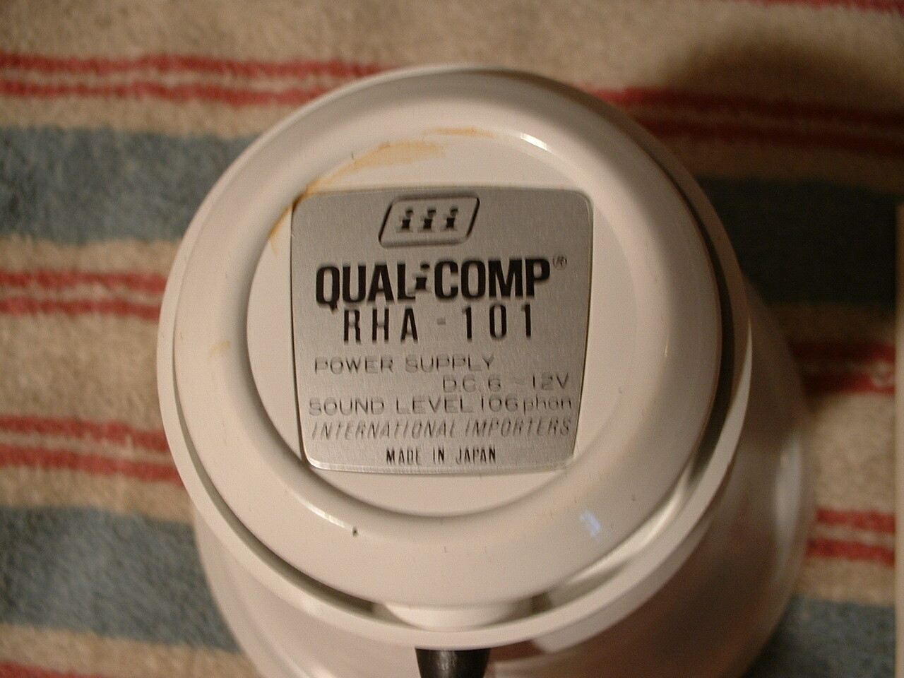 QualiComp RHA-101 Electronic Siren 6-12 Volt