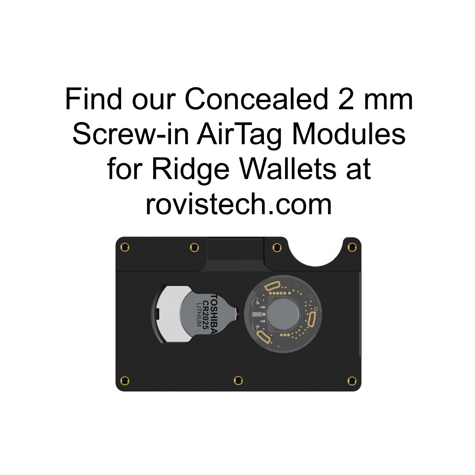 Modified Slim 3 mm 2nd Generation AirTag Card for Wallet with Precision Finding