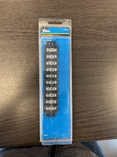Ideal "89-210" Terminal Strip (10 Circuit #8-32 Screw)