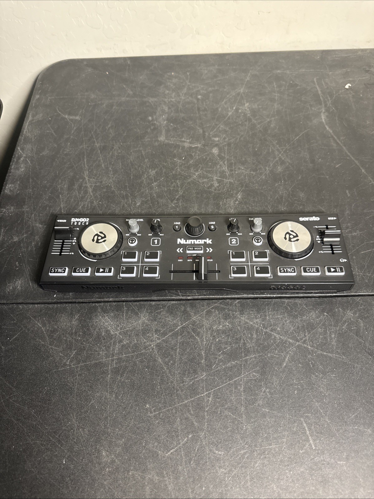 Numark DJ2GO2 Touch Pocket Double Deck DJ Controller - Black No Power Cord