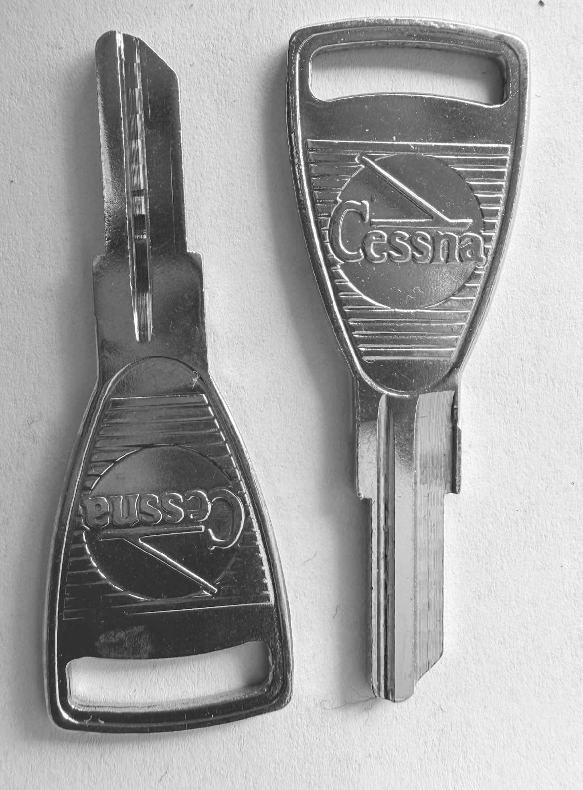 Cessna Airplane Key Blank Original. Two Blanks.
