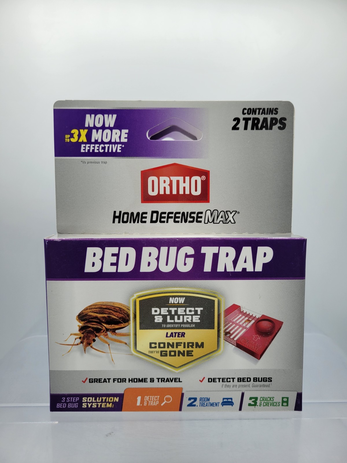 Lot Of 4 Ortho Home Defense Max Bed Bug Traps 2-Pack NEW 8 Total Pesticide Free