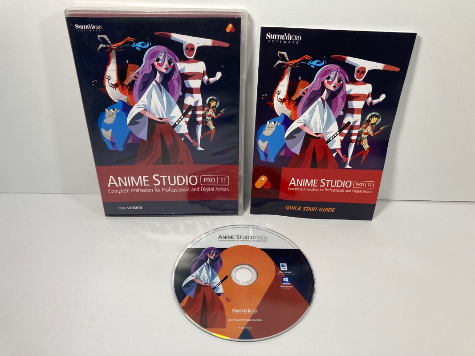 Smith Micro ANIME STUDIO PRO 11 For PC Full Version VERY NICE Free Shipping!