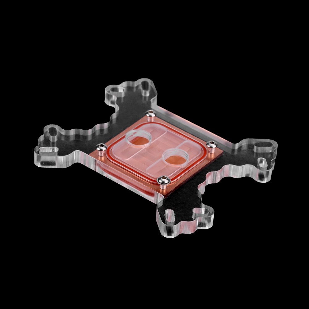 ♡ Universal Computer CPU Water Cooler Block Cooling Block Copper Base No Water