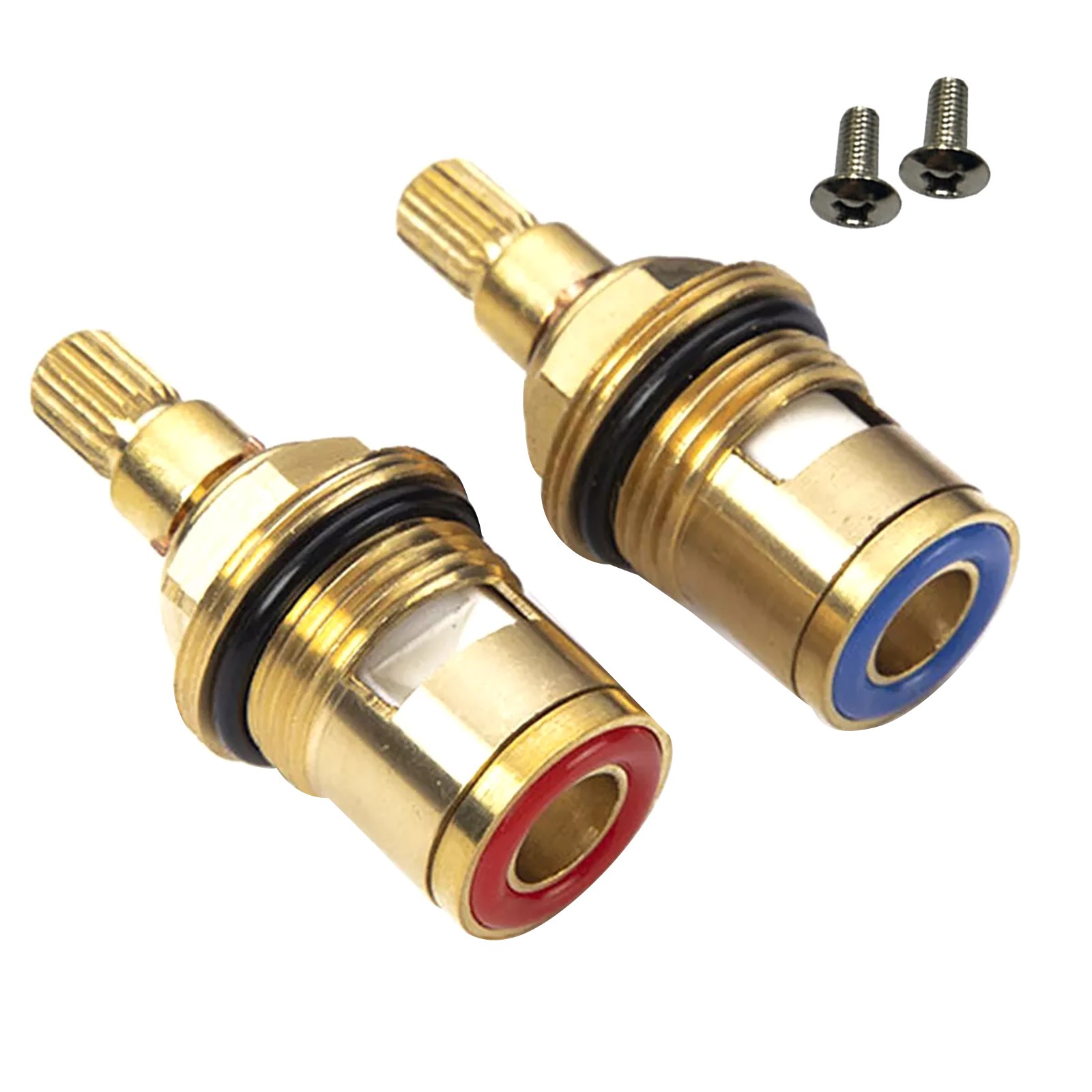 New 2Pcs Replacement Tap Cartridge Valve Kitchen Basin G 1/2 thread