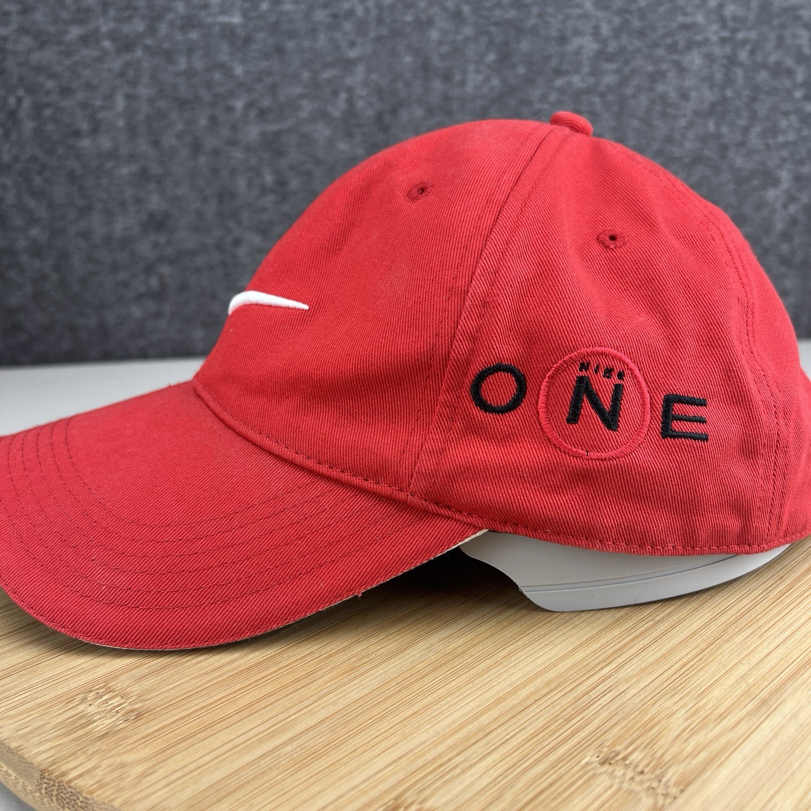 US Naval Air Facility NAF Atusgi Japan Golf Course Hat Cap Strapback Nike Red