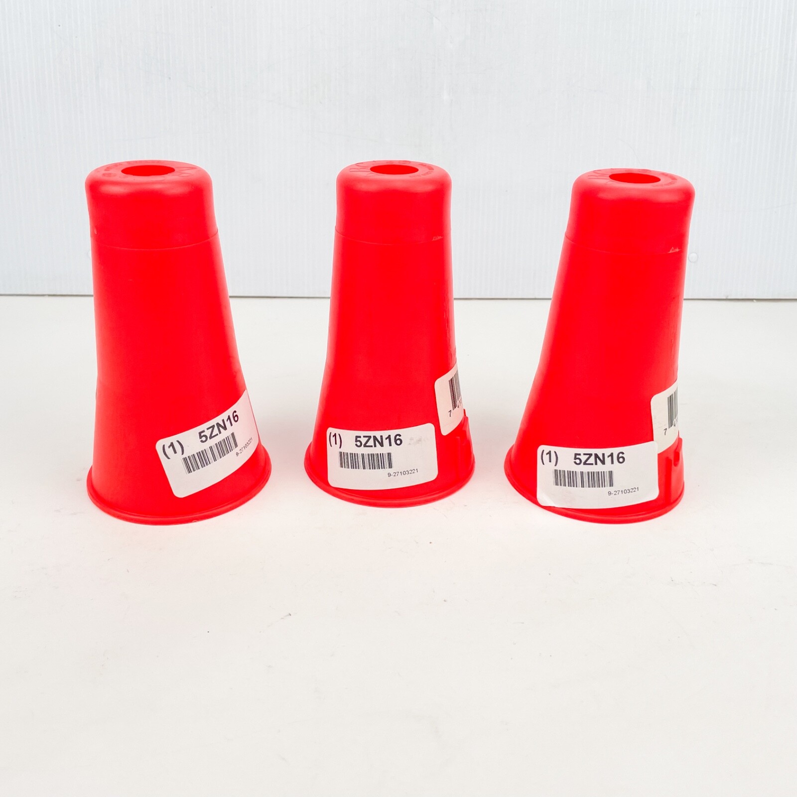 Lightstick Holder Orange Plastic 5-1/2" H x 3" Dia. Lot of 3