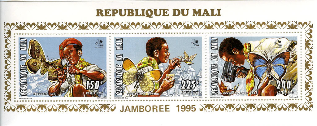 Mali 1995 Scouting Perf. Stamps, 1995 Netherland (1443) Collective Block