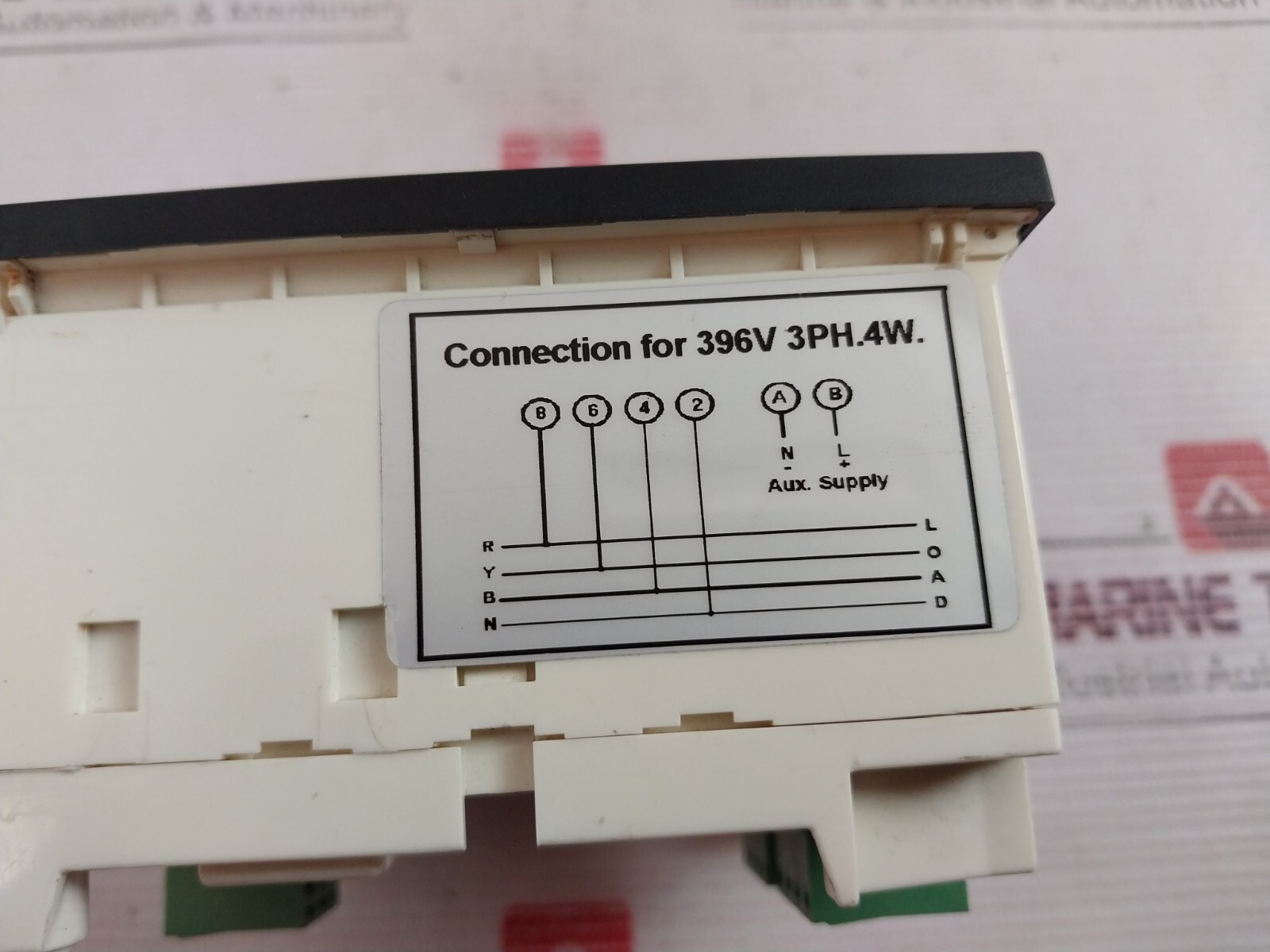 Rishabh Rish DPM 396V AC Voltmeter 230V AC 50 Hz
