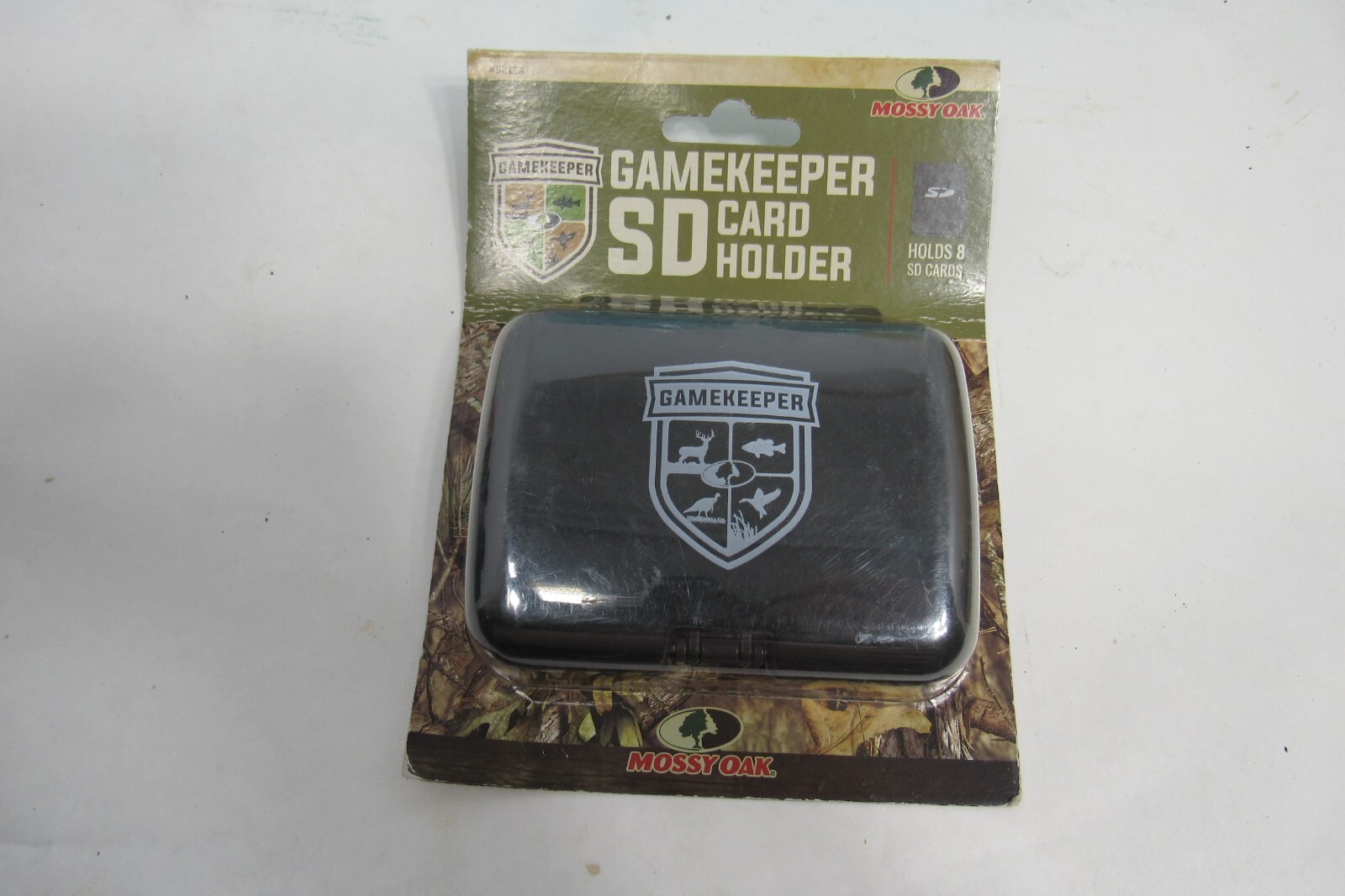 Gamekeeper SD Card Holder Mossy Oak holds 8 SD Cards Slim NEW