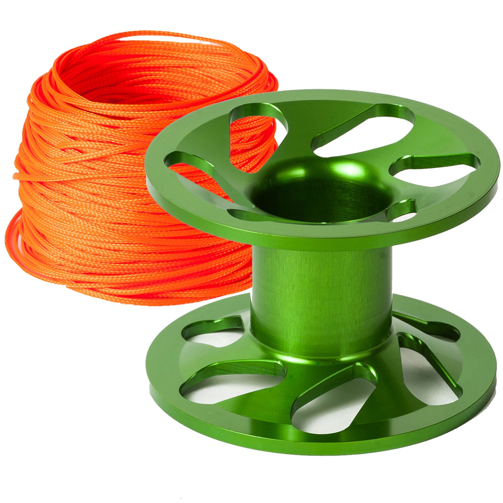 Superlight Aluminum Dive Reel 100 Feet of Scuba Line Mussel that Perfectly