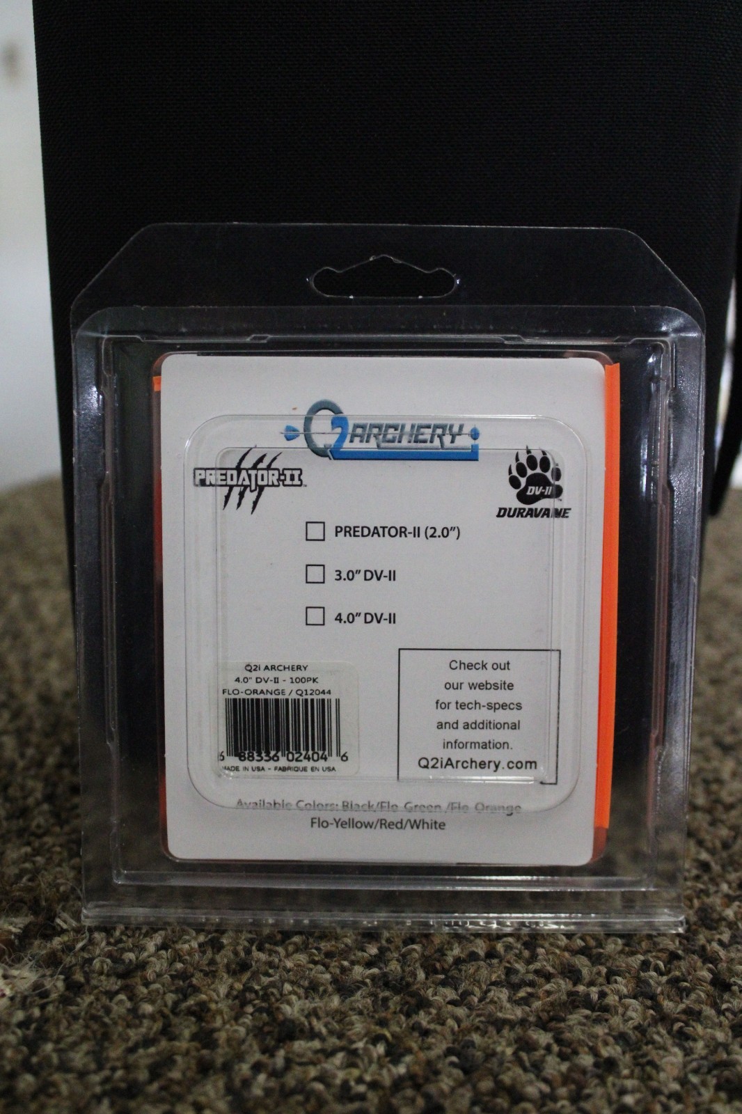 Q2i 4.0-DV-II - Orange (100 Pack)