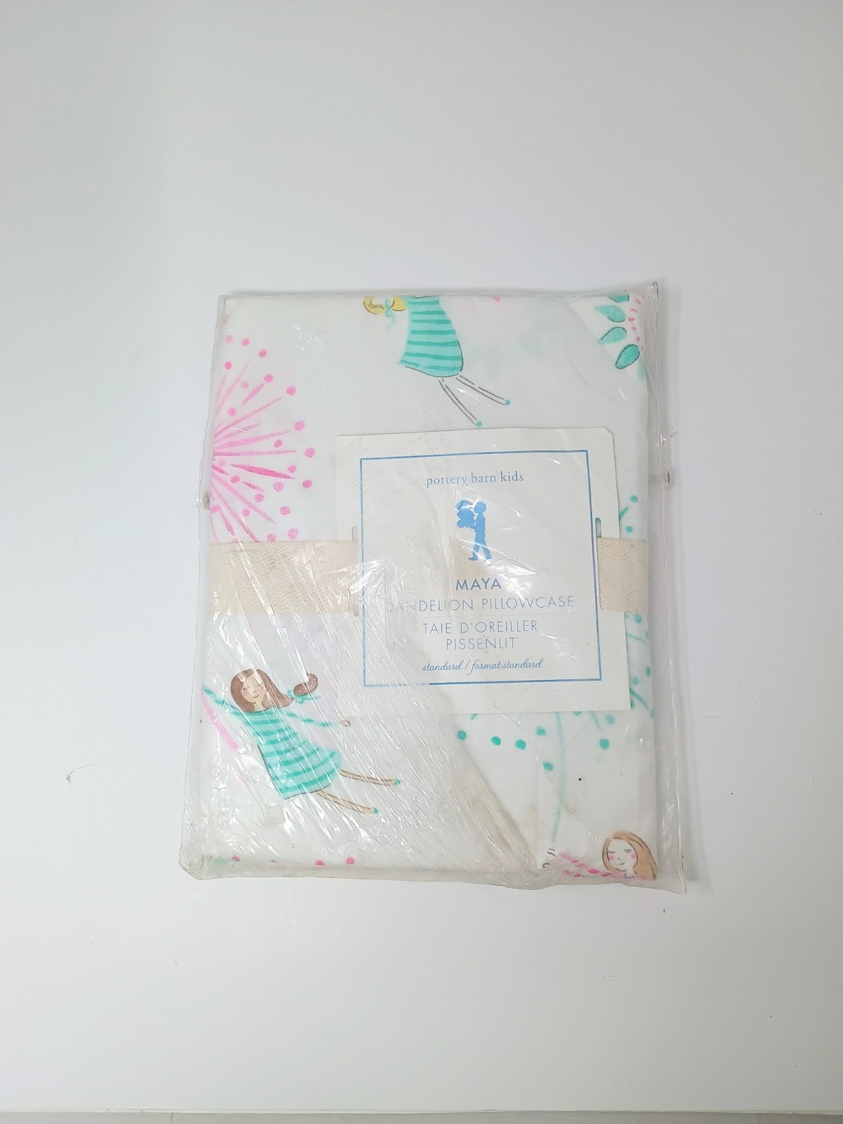 NEW Pottery Barn Kids Maya Dandelion Pillowcase - Standard