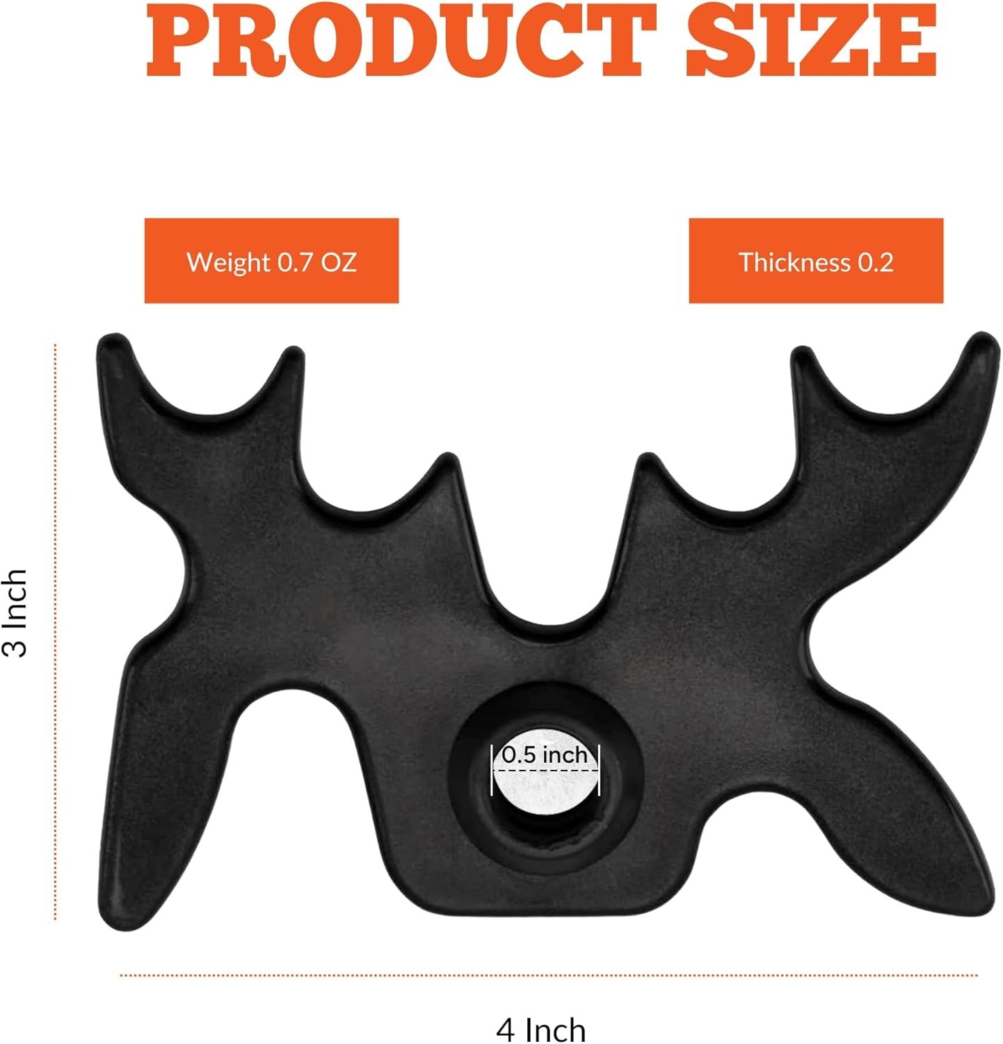 Slip-On Portable Moosehead Bridge Cue Rest